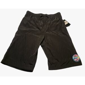 NWT Hurley Black Big Boys XL Hybrid Shorts sit at the knee